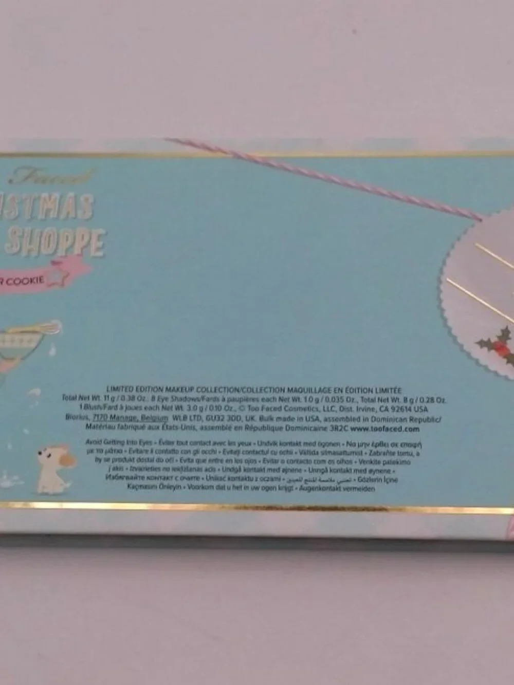 Too Faced Christmas Bake Shoppe, LIMITED‎ EDITION Eyeshadow palette, BNIB